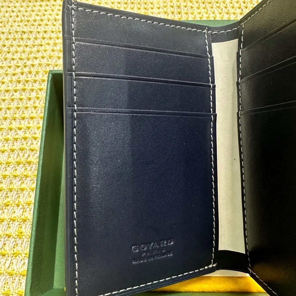 Brand-new Goyard blue bifold wallet - Picture 11 of 11